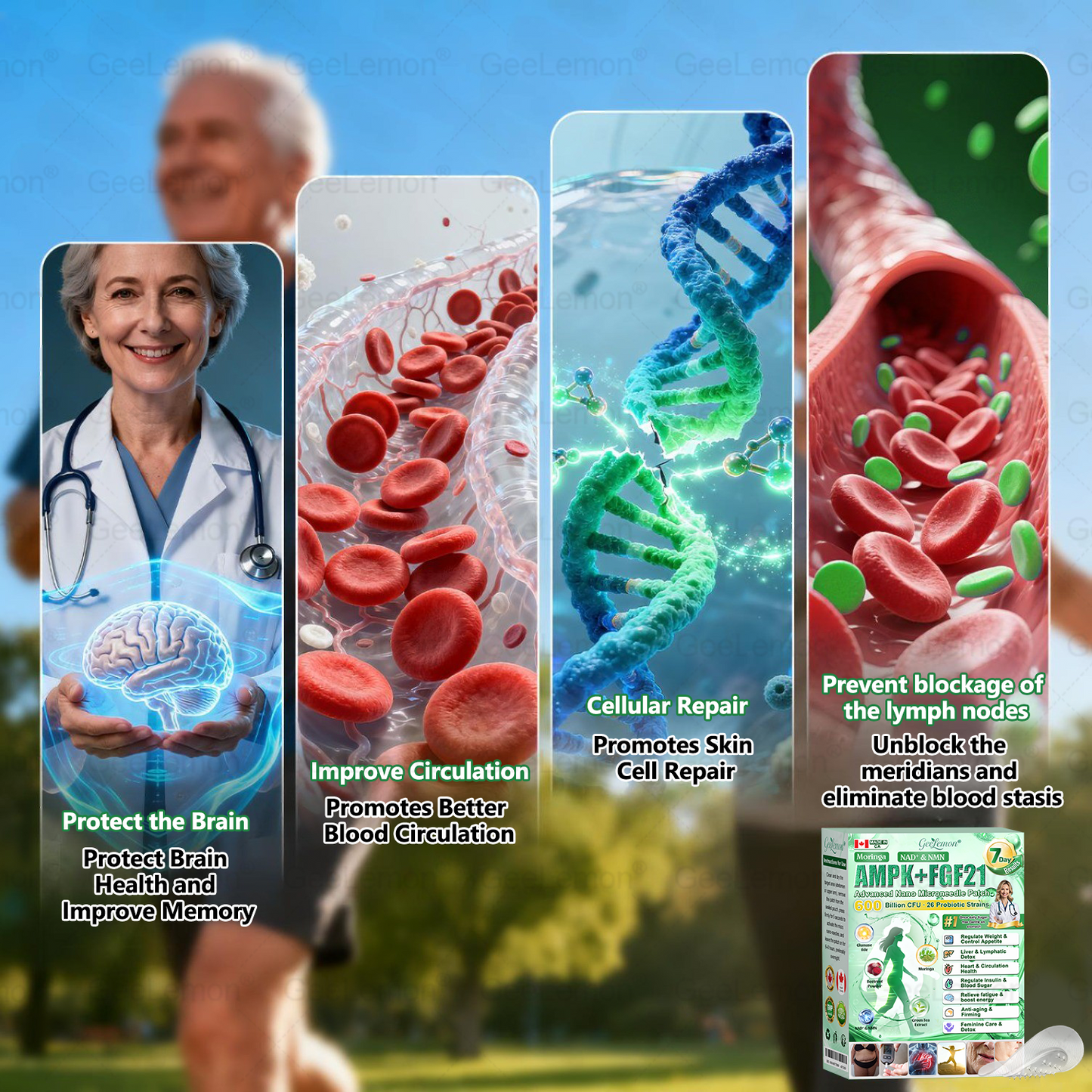 𝑶𝒇𝒇𝒊𝒄𝒊𝒂𝒍 𝑺𝒕𝒐𝒓𝒆 | 👩‍⚕️🎁 𝐆𝐄𝐄𝐋𝐄𝐌𝐎𝐍® 𝐌𝐨𝐫𝐢𝐧𝐠𝐚 · 𝐀𝐌𝐏𝐊+𝐅𝐆𝐅𝟐𝟏 𝑨𝒅𝒗𝒂𝒏𝒄𝒆𝒅 𝑵𝒂𝒏𝒐 𝑴𝒊𝒄𝒓𝒐𝒏𝒆𝒆𝒅𝒍𝒆 𝑷𝒂𝒕𝒄𝒉 🇨🇦 (Just once a day, visible changes in 7 days) ✅ For obesity, loose skin, diabetes, and more.