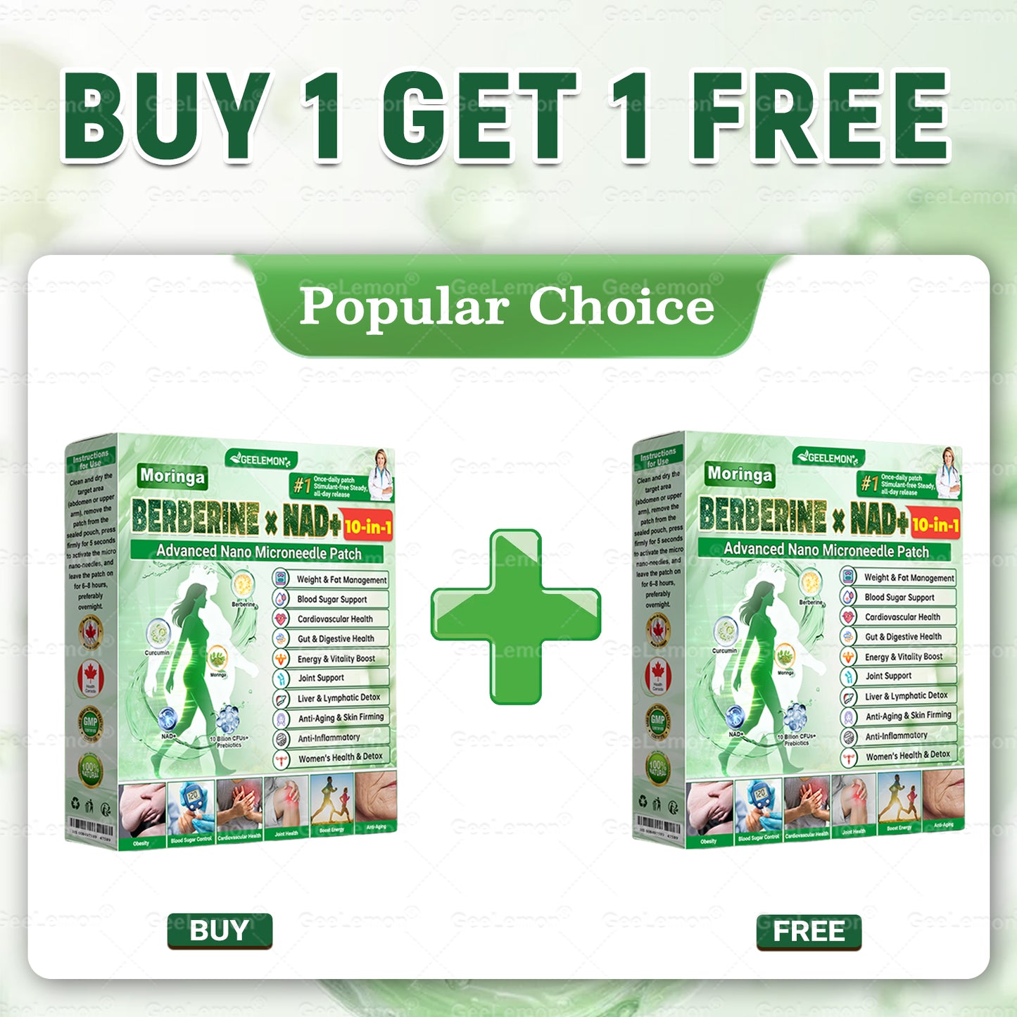 🇨🇦🎁𝐆𝐞𝐞𝐋𝐞𝐦𝐨𝐧® 𝐌𝐨𝐫𝐢𝗻𝗴𝗮 · 𝐁𝐞𝐫𝐛𝗲𝗿𝗶𝗻𝗲 × 𝗡𝗔𝗗+ 𝟏𝟎 𝐢𝐧 𝟏 𝐀𝐝𝐯𝐚𝐧𝐜𝐞𝐝 𝗡𝗮𝗻𝗼 𝗠𝗶𝗰𝗿𝗼𝗻𝐞𝐞𝐝𝐥𝐞 𝐏𝐚𝐭𝗰𝗵 (Just once a day, visible changes in 7 days) ✅ For obesity, loose skin, diabetes, and more.